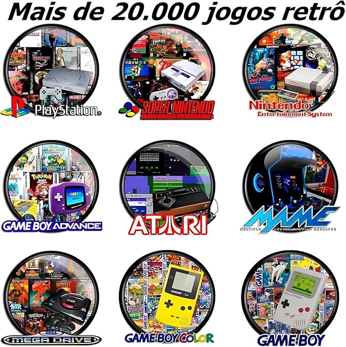 Consola de juegos inalámbrica retro Stick de 64 GB