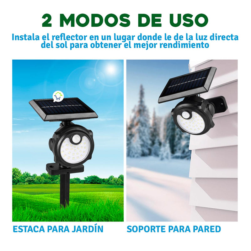 Reflector Solar Lámpara Jardín